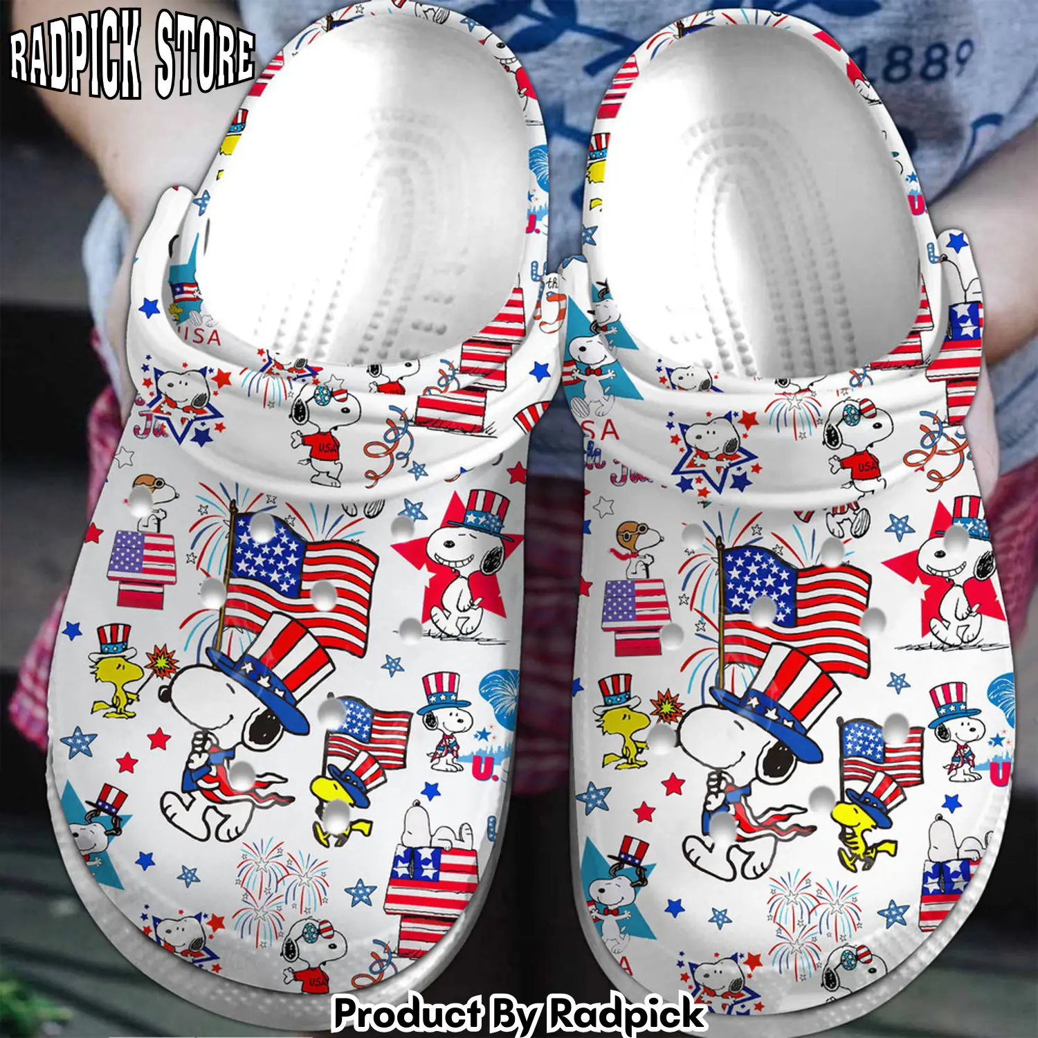 Radpick premium snoopy comic cartoon movie clogs shoes comfortable for men women rp6522116